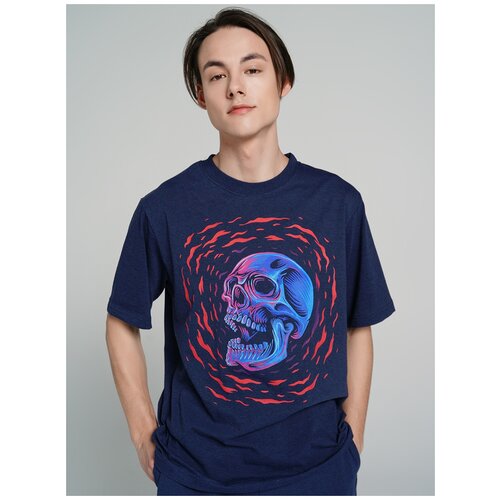 фото Футболка с кор.рукавом твое 79112 размер s, темно-синий меланж, men