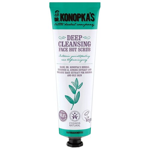 Dr. Konopka's скраб для лица Deep cleansing fase hot scrub 75 мл