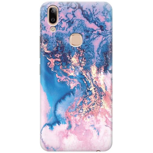 фото Gosso ультратонкий силиконовый чехол-накладка для vivo y85 / v9 с принтом "blue marble"