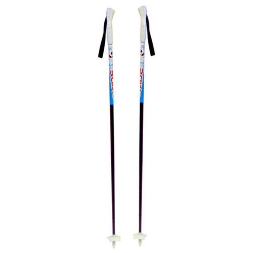 Детские лыжные палки STC Sable детские, 100 см, белый/голубой