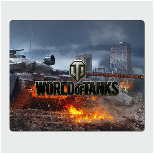 Коврик для компьютерной мышки Rocket - World of Tanks, 23x19 см