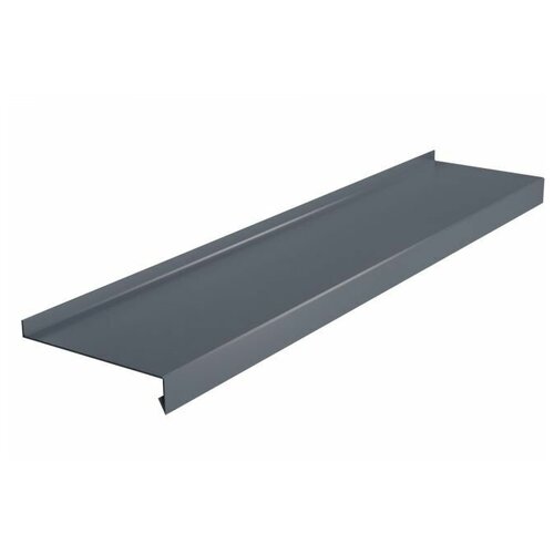 Отлив ширина 230 мм длина 1000 мм, Антрацит