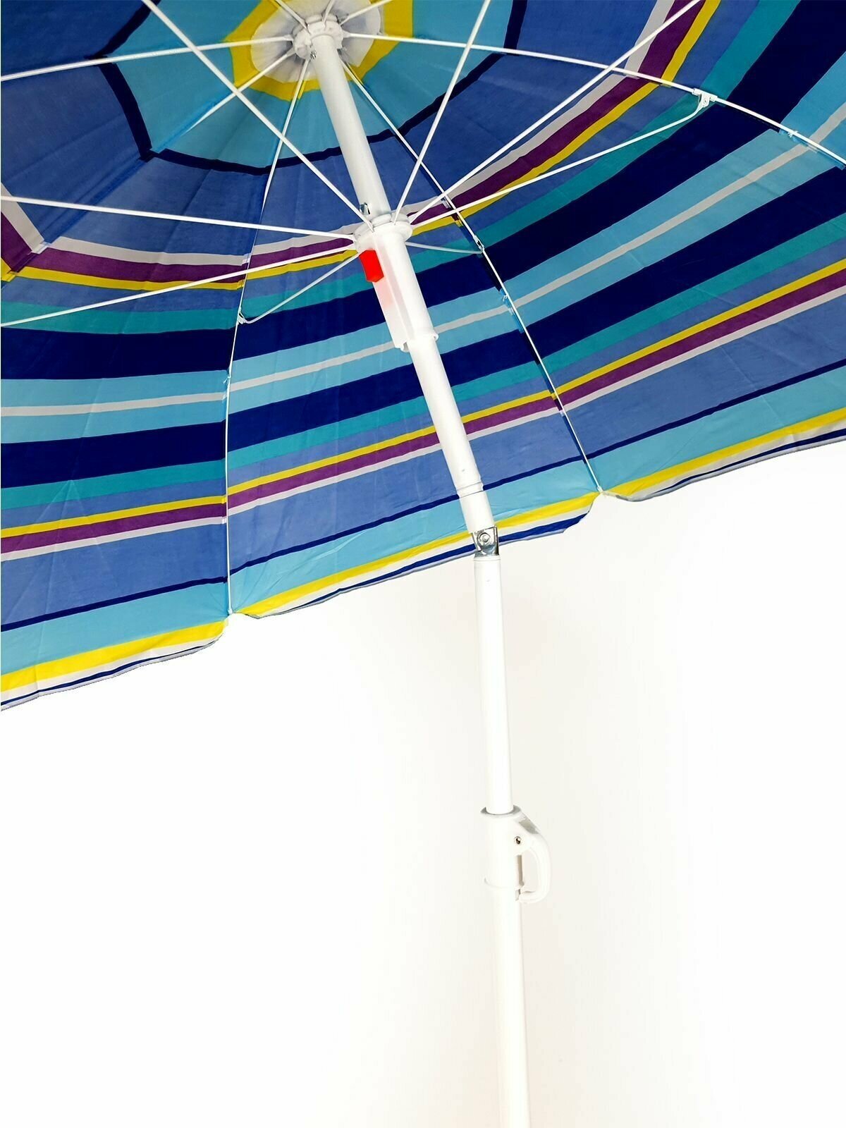 Зонт пляжный садовый синий - фотография № 6