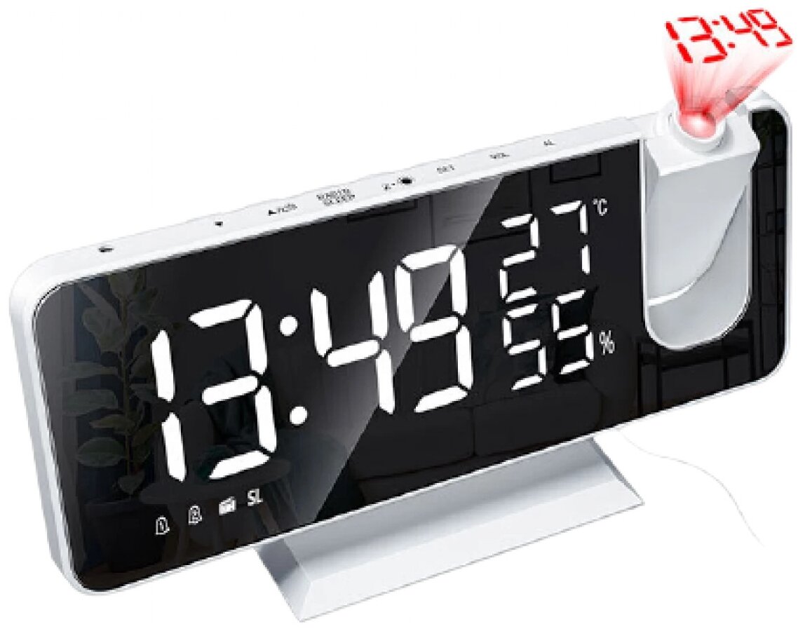 Цифровой светодиодный будильник Youpin - EN8827 White