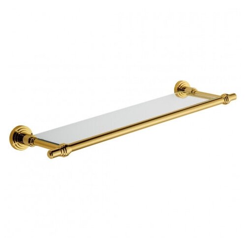 Полка стеклянная WINDISCH SCALA 85174O золото 42x460x140