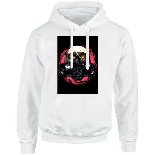 фото Худи, размер 50, белый migom