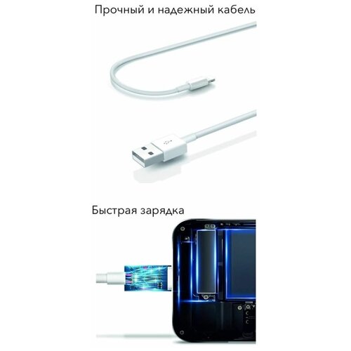 кабель для зарядки iphone lightning провод для iphone lightning зарядка для iphone joyroom s 2030m13 2м 2 4a в оплетке зелёный Кабель для зарядки iPhone, iPod, AirPods, iPad, USB кабель для iPhone