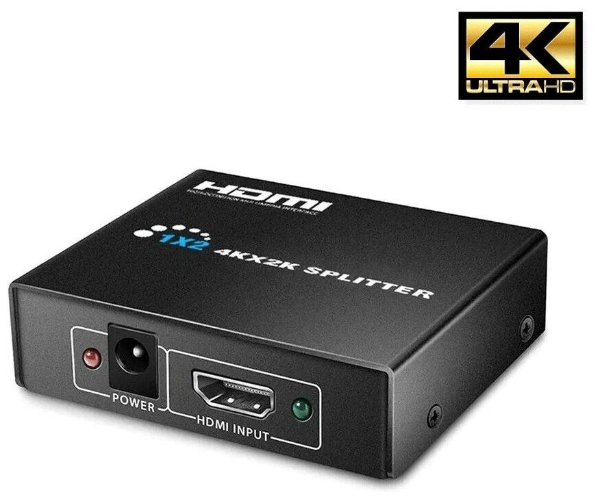 HDMI разветвитель видеосигнала 1 вход/2 выхода HDMI V1.4 БП 5В/1A | ORIENT HSP0102H