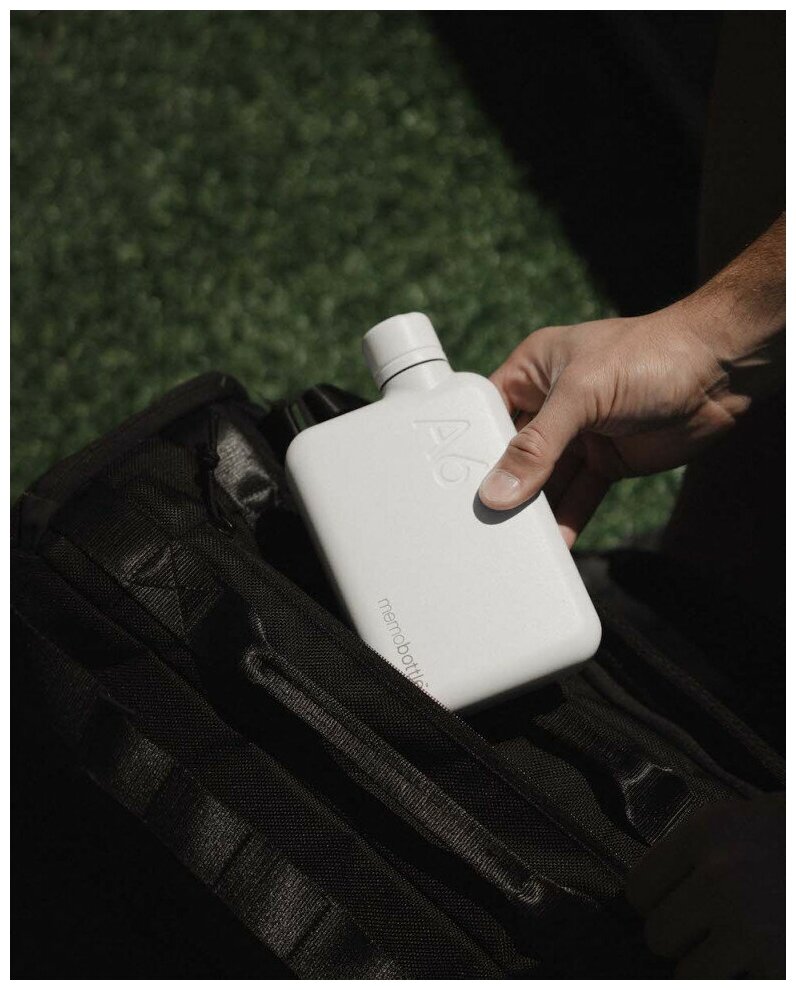 Бутылка из нержавеющей стали Memobottle A6, черный — фото 1