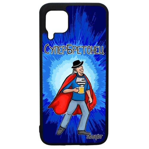 фото Чехол для мобильного p40 lite, "супербретонец" комикс рисунок utaupia