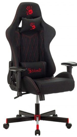 Кресло игровое A4TECH Bloody GC-870 на колесиках эко. кожа черный