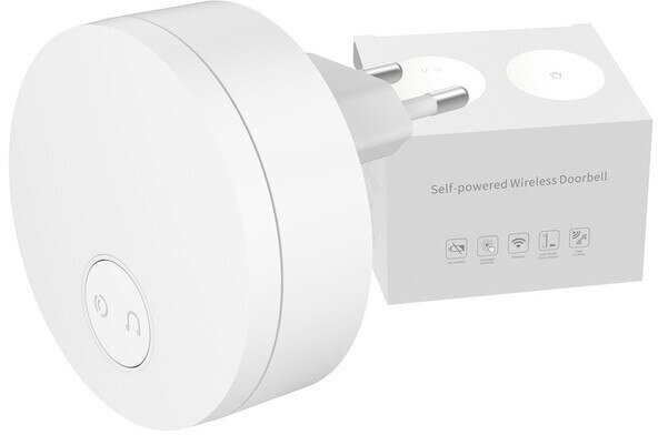 Беспроводной дверной звонок Xiaomi Linptech Self-powered Wireless Doorbell WiFi (Mi Home) EU-вилка