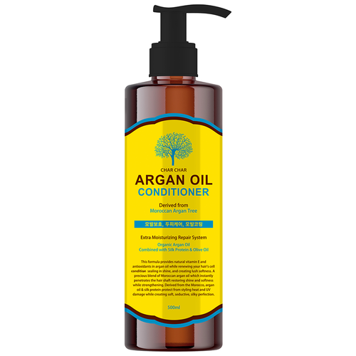 гель для душа char char argan oil body wash 1500 мл Char Char Кондиционер для волос Argan Oil Conditioner, 500 мл