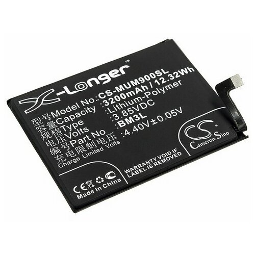 фото Аккумулятор для телефона xiaomi mi 9 (bm3l) cameron sino