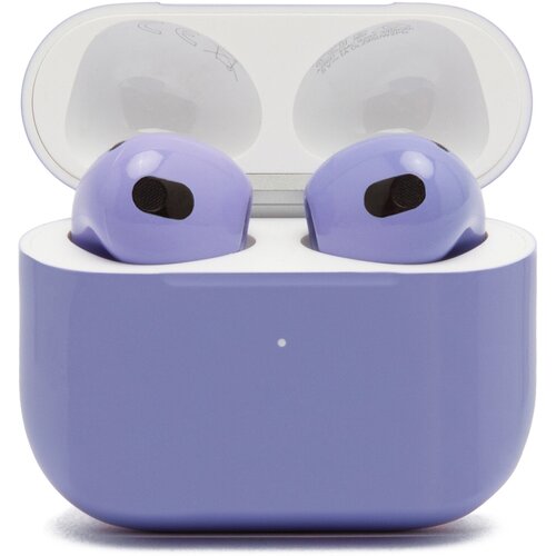 Беспроводные наушники Apple AirPods 3 Color MagSafe Charging Case, глянцевый сиреневый
