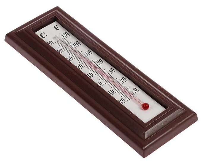 Термометр Luazon Home комнатный, спиртовой, коричневый