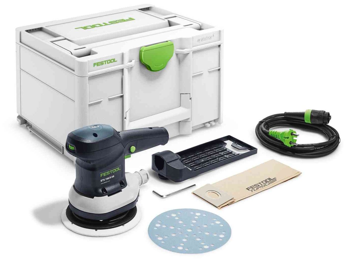 Эксцентриковая шлифмашина Festool ETS 150/5 EQ-Plus 310 Вт