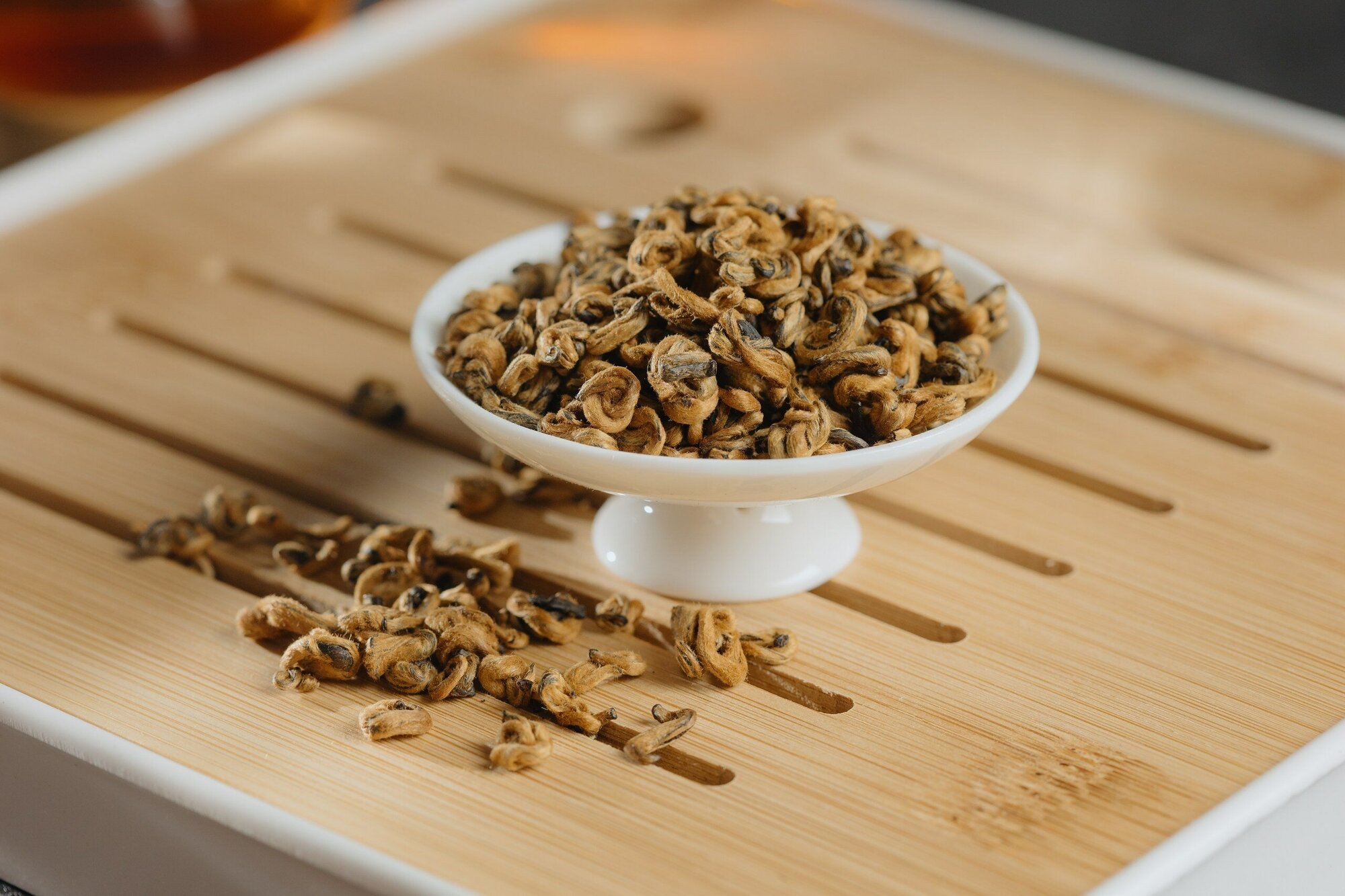Чай китайский красный "Золотые спирали", Дянь Хун Цзинь Ло, 200г. - фотография № 1