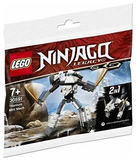 Конструктор LEGO NinjaGo 30591 Titanium Mini Mech, 77 дет.