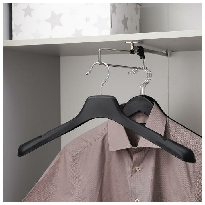 SUI Плечики - вешалка для одежды, размер 44-46, цвет чёрный