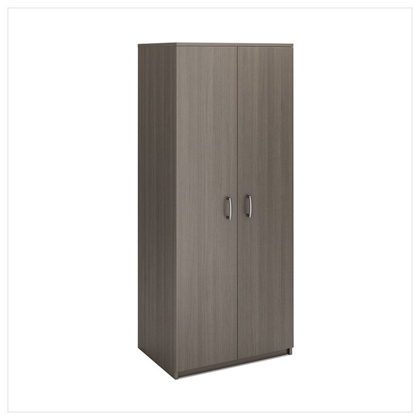 Шкаф для одежды двухдверный с горизонтальной штангой МФ Виско Стиль/Дуб шамони т., 820*580*2030/3014