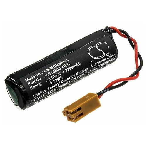 фото Аккумулятор для контроллеров mitsubishi (ls14500-mer) li-soci2 cameron sino