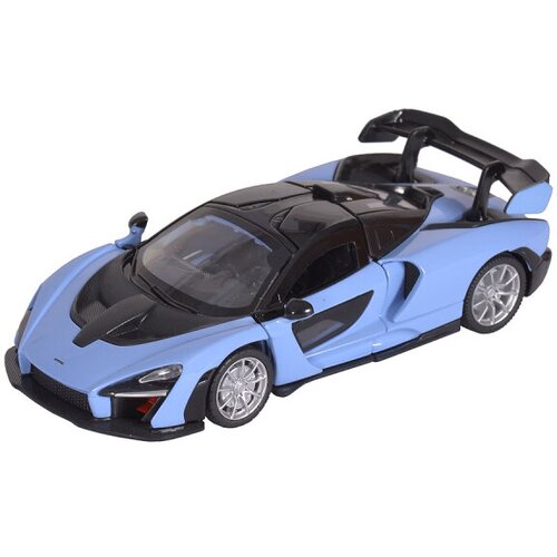 Машина металлическая MSZ 68645-2 McLaren Senna Road Car свет и звук синий 1:32 машина металлическая msz 68663 mitsubishi pajero свет и звук белый 1 32