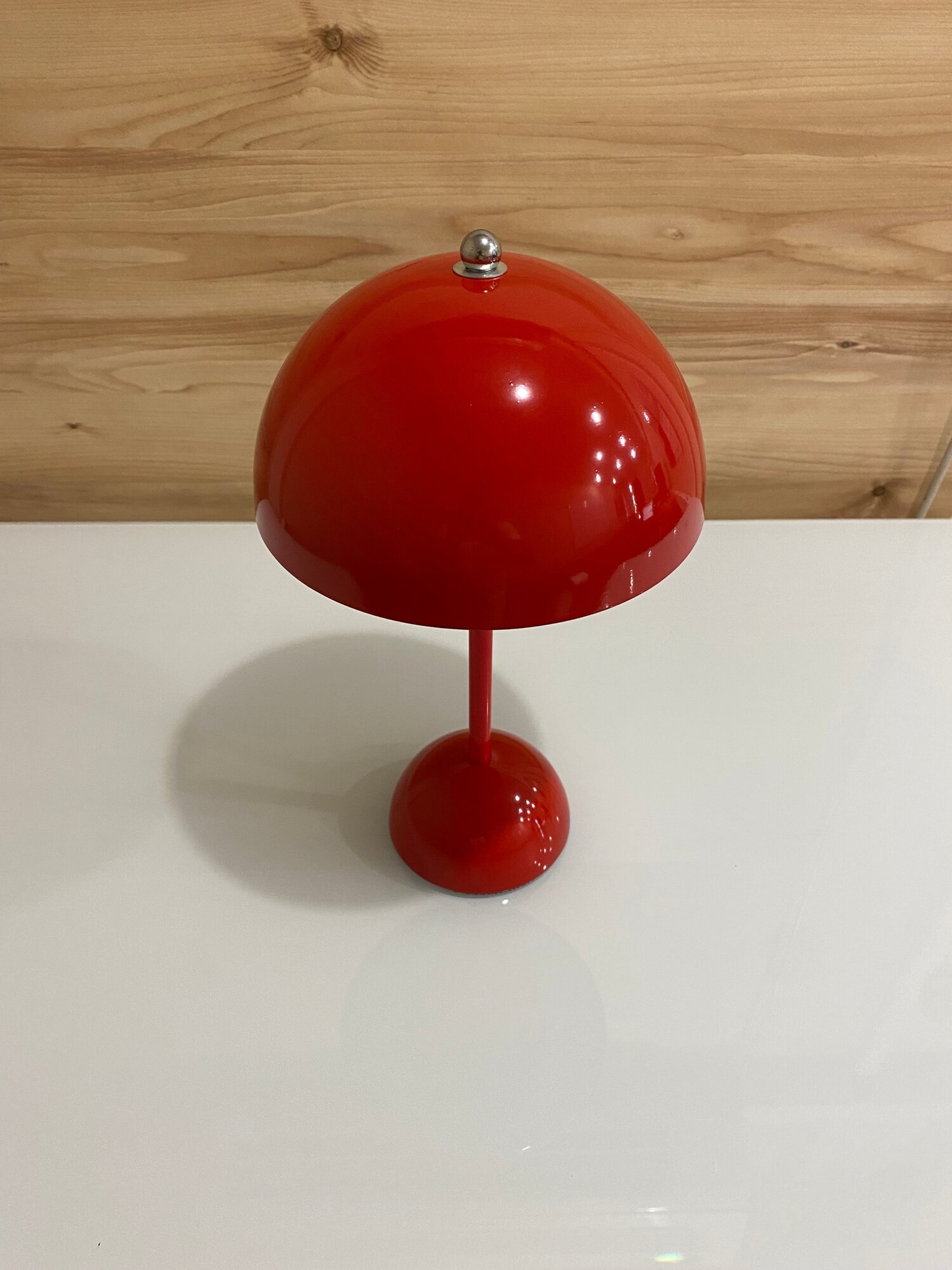 Лампа настольная светодиодная беспроводная LevelDesk SNR, красный - фотография № 7