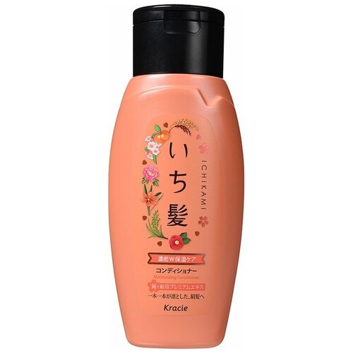 Купить Кондиционер KRACIE ICHIKAMI для поврежденных волос интенсивно-увлажнаяющий с абрикосовым маслом и цветочными экстрактами аромат сакуры бут 150 мл