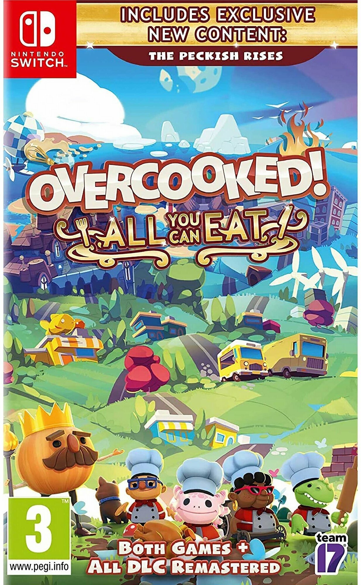 Игра Overcooked All You Can Eat (Includes Exclusive New Content) (русская версия) (Nintendo Switch)