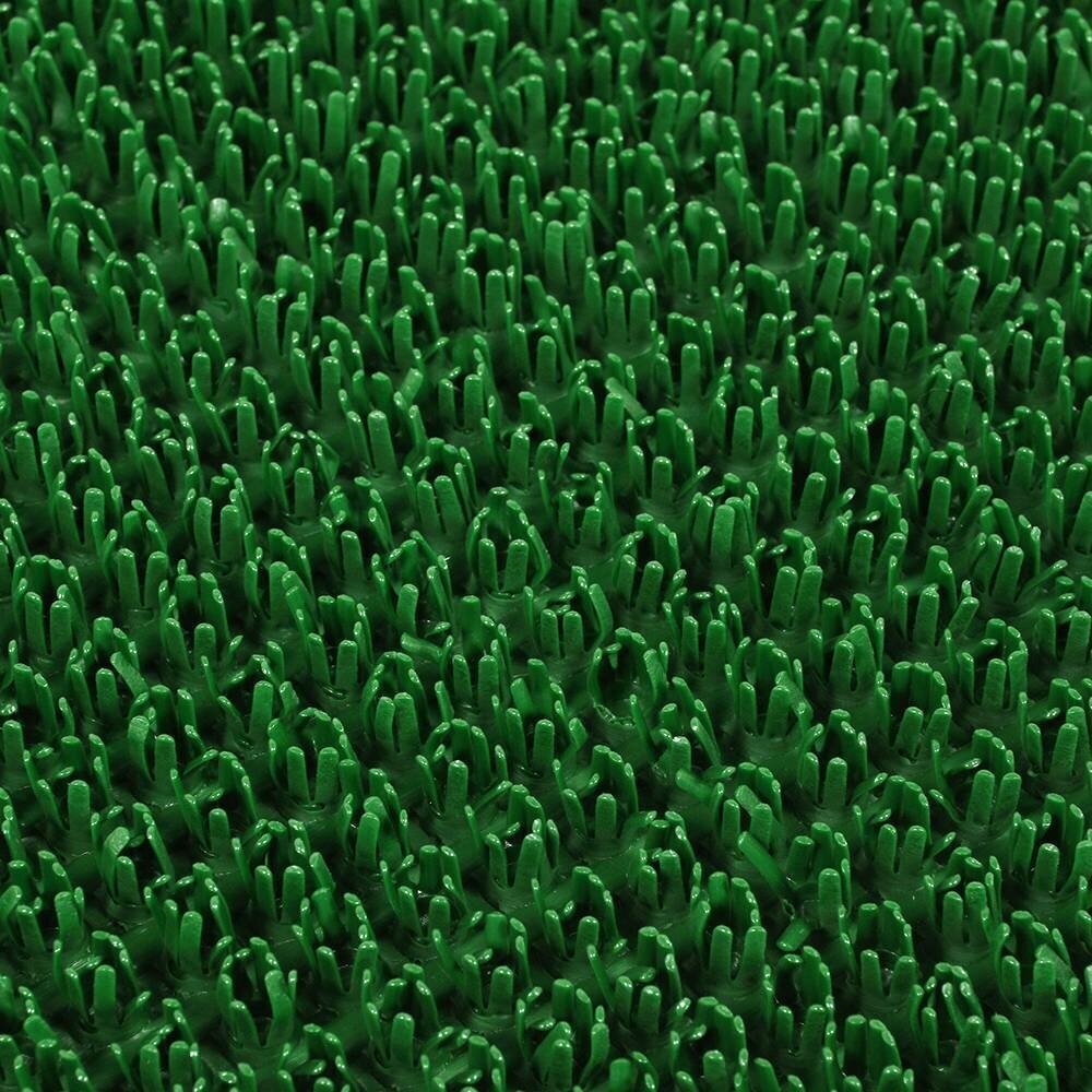 Коврик-дорожка, VORTEX, травка, на противоскользящей основе, зеленый - фотография № 6