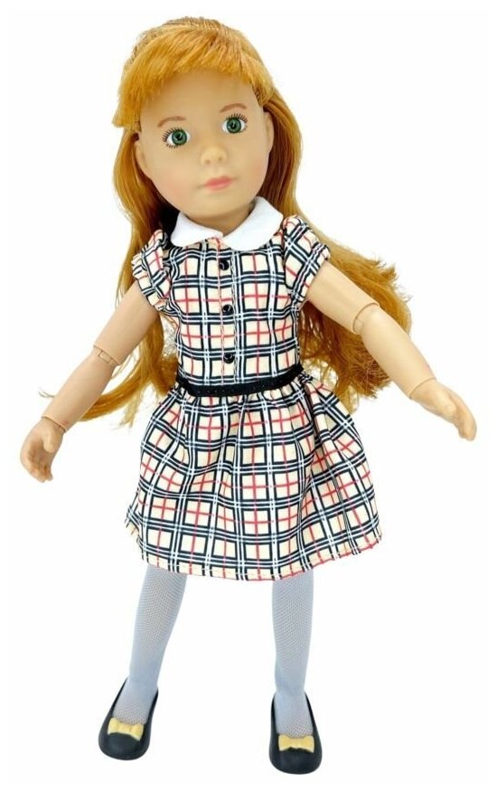 Кукла Kruselings Хлоя в красном пальто 23 см - фото №10