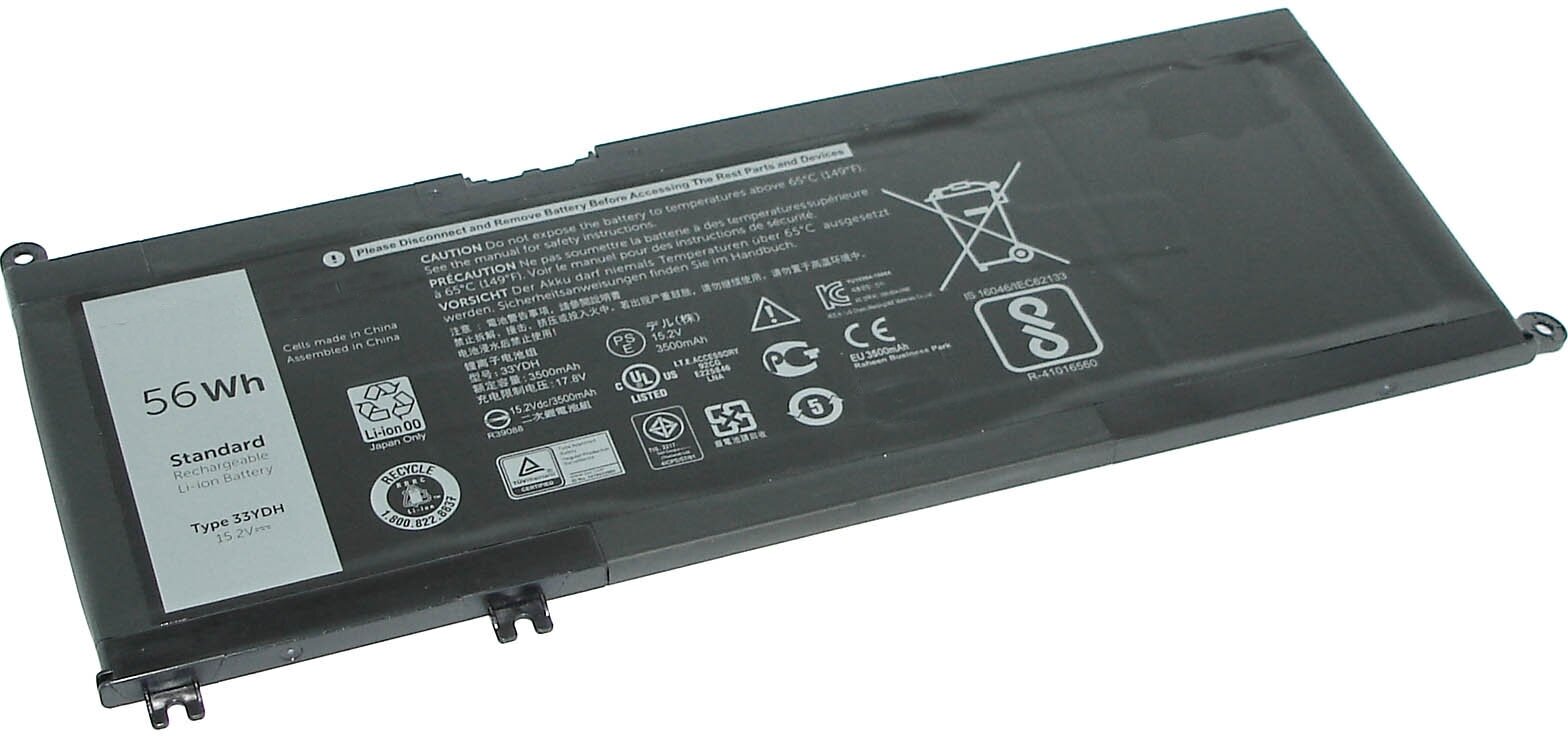 Аккумулятор для ноутбука Dell 17-7778 15.2V 3400mAh 33YDH