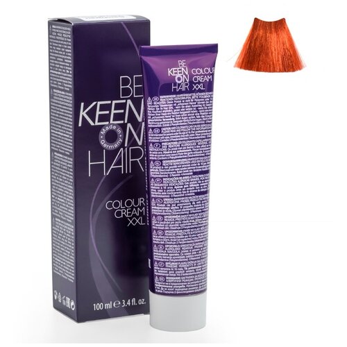 KEEN Be Keen on Hair крем-краска для волос XXL Colour Cream, 8.4 blond kupfer, 100 мл keen be keen on hair крем краска для волос xxl colour cream 8 44 blond kupfer intensiv 100 мл