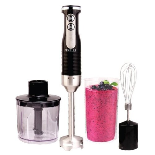 Блендер Kelli 5126 1500Вт 2 скорости 3в1 мерный стакан 209000₽