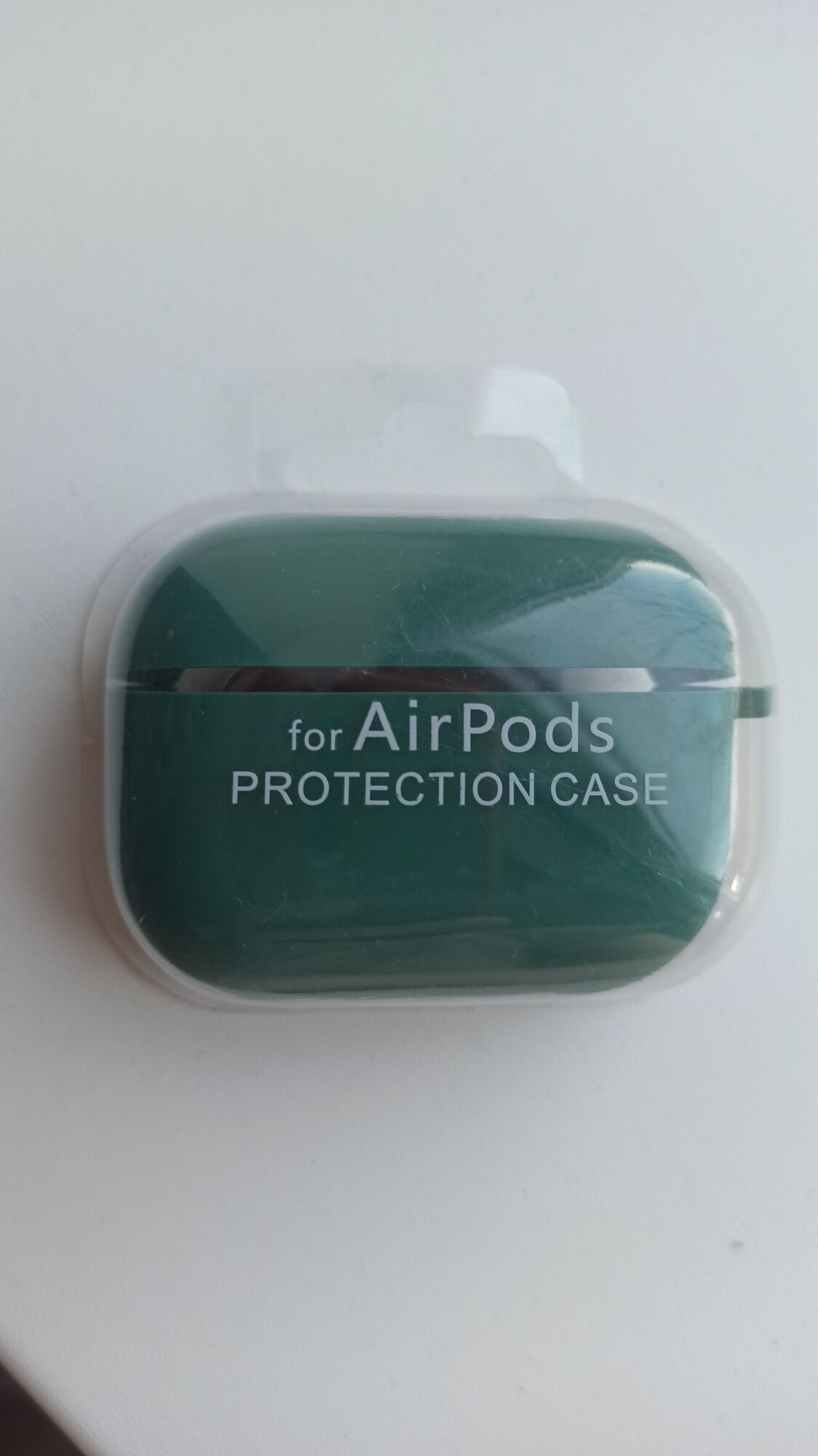 Ультратонкий силиконовый чехол для наушников Apple AirPods Pro / зеленый