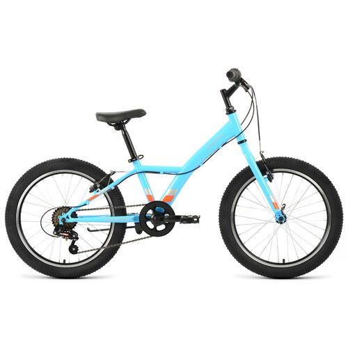 Детский велосипед Forward Dakota 20 1.0, год 2022, цвет Голубой-Оранжевый