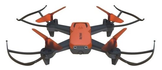 Квадрокоптер HIPER HQC-0030 SKY PATROL FPV Камера 0.3 Мпс VGA Wi-Fi ПДУ серый/оранжевый