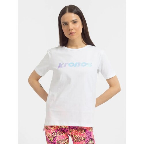 фото Футболка kronos, хлопок, размер xs, розовый