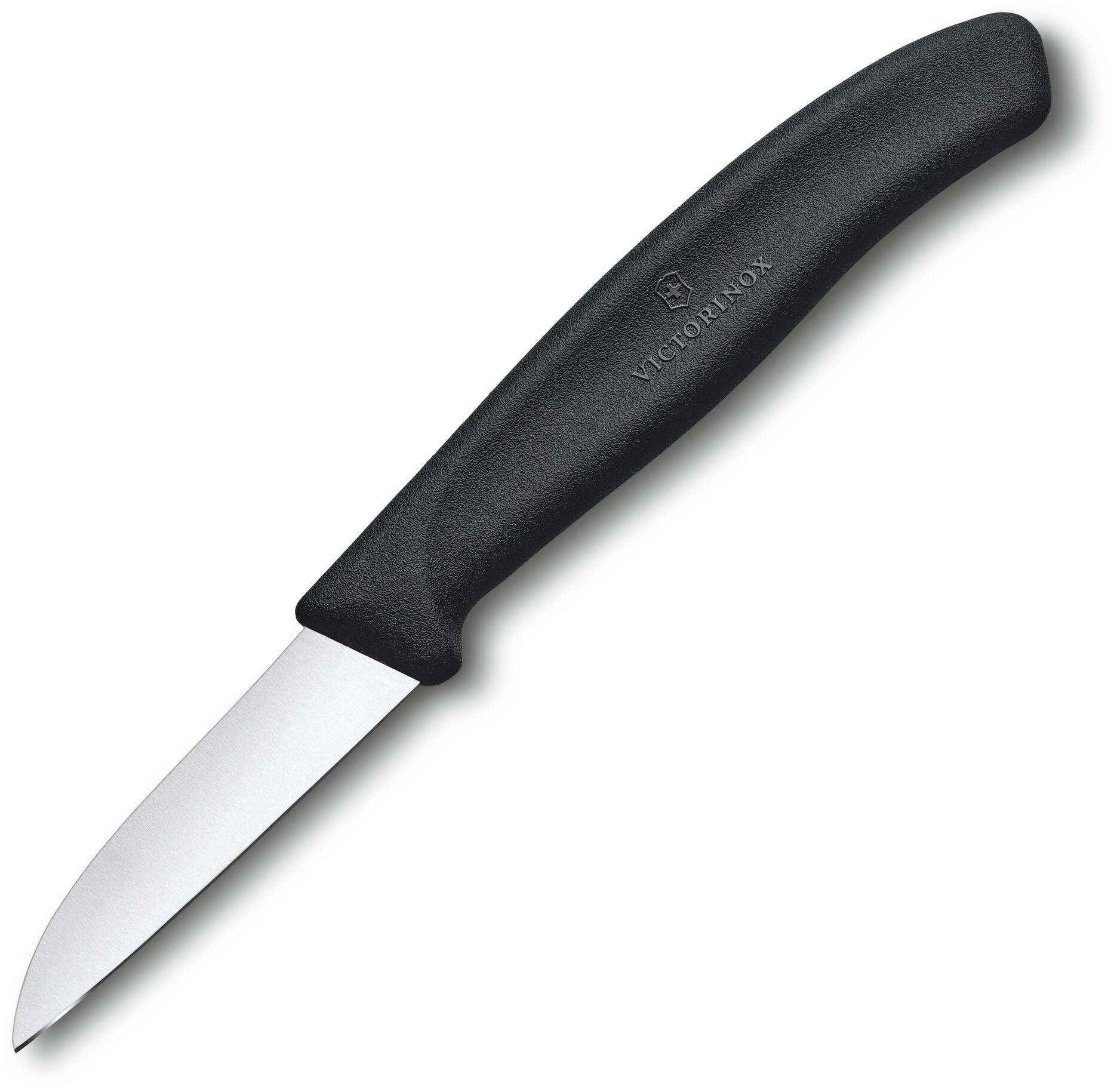 Нож для овощей и фруктов VICTORINOX SwissClassic с прямым лезвием, чёрный, 6 см - фотография № 3