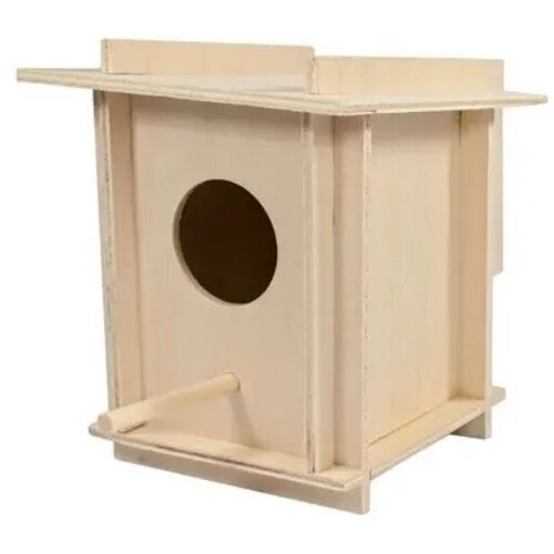 Скворечник Дарэлл 8516 в клетку малый 125х125х145см светлое дерево 649₽