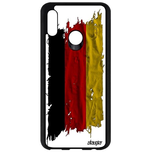 фото Чехол для мобильного honor 10 lite, "флаг германии на ткани" страна государственный utaupia