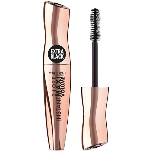 DEBORAH MILANO Тушь для ресниц максимальный объем 24 Ore Instant Maxi Volume Mascara, 12 мл, Ультра черный