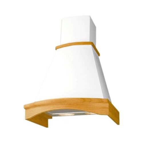 ELIKOR Вытяжка каминная Elikor Ротонда 60П-650-П3Л бежевыйдуб белый патиназолотистый управление ползунковое 1 мотор 2422000₽