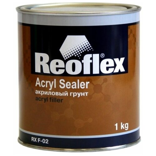 фото Грунт акрил. reoflex серый 1кг (банка)
