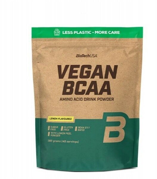 Vegan BCAA 360 gr Bio, 40 порции(й), лимон
