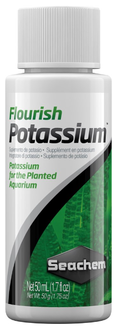 Добавка калия Seachem Flourish Potassium, 50мл, 5мл. на 125л.