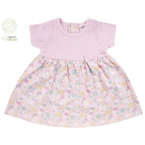 Платье Jacky, хлопок, размер 74, розовый