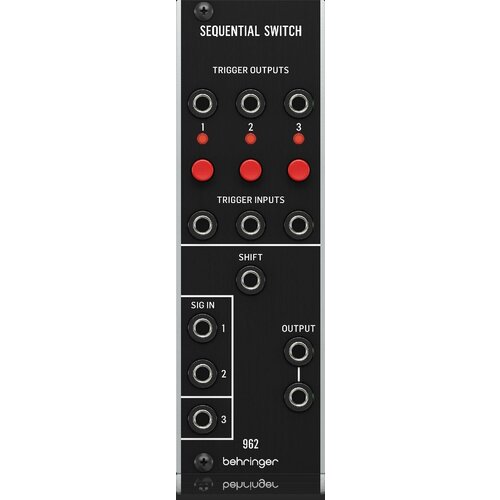 BEHRINGER 962 Sequential Switch модульный синтезатор behringer 960 sequential controller