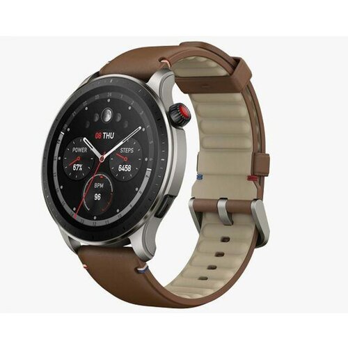 Часы Xiaomi Amazfit A2166 GTR 4 Brown Leather